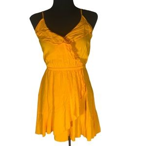 Express yellow sun dress